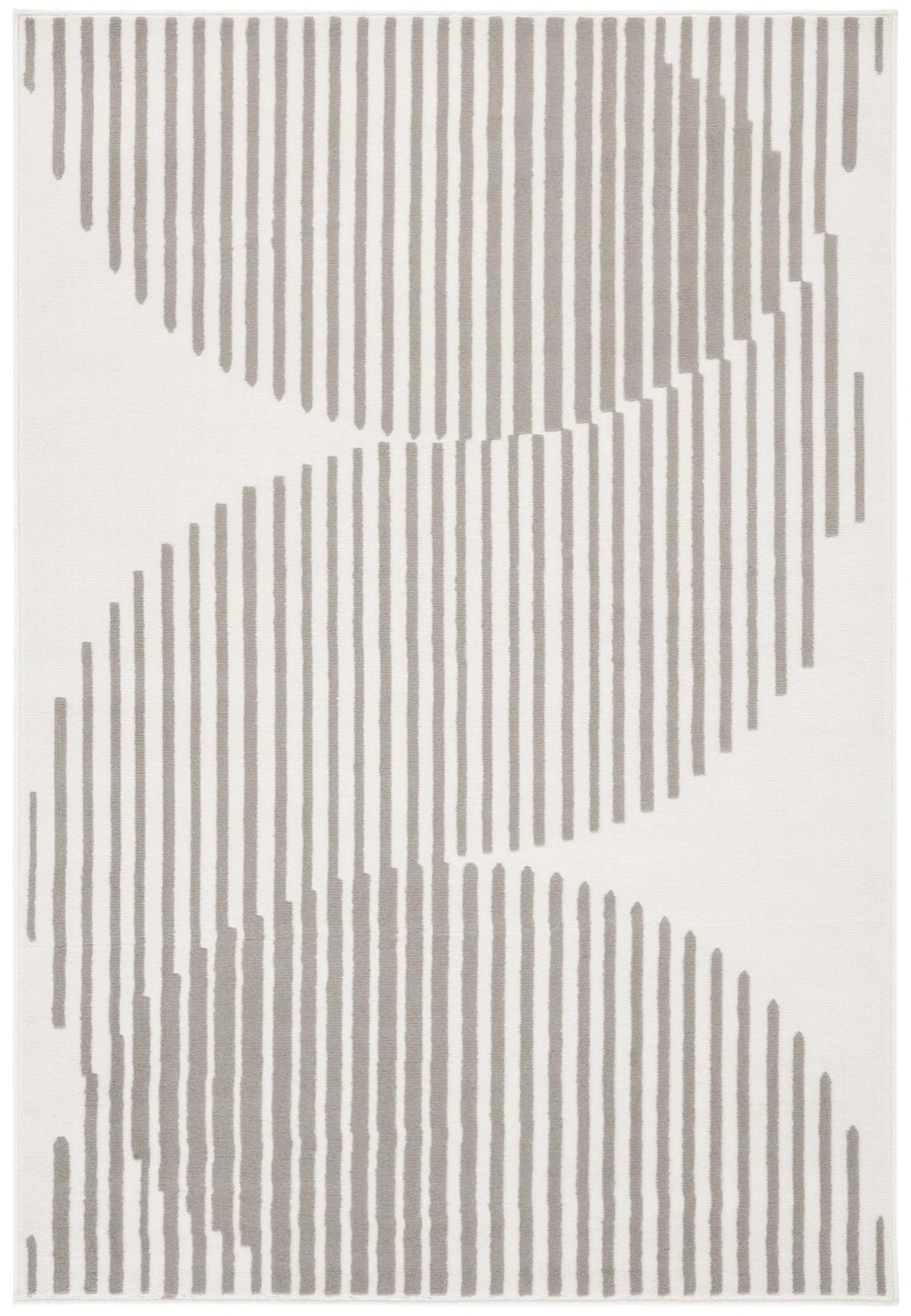 Safavieh Pyramid 4'-5" x 6'-5" Rug in Ivory / Grey