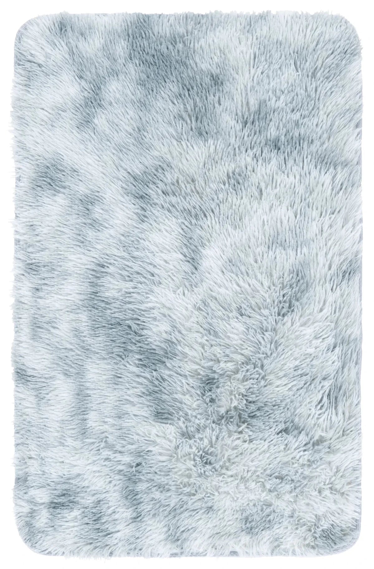 Safavieh Rainbow Shag 2'-0" x 3'-0" Rug in Light Grey