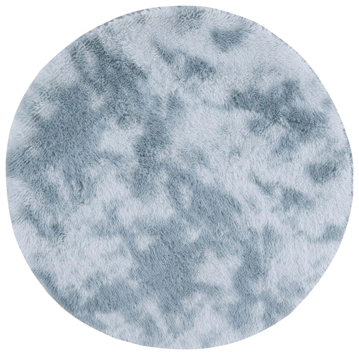 Safavieh Rainbow Shag 4'-0" x 4'-0" Rug in Light Grey