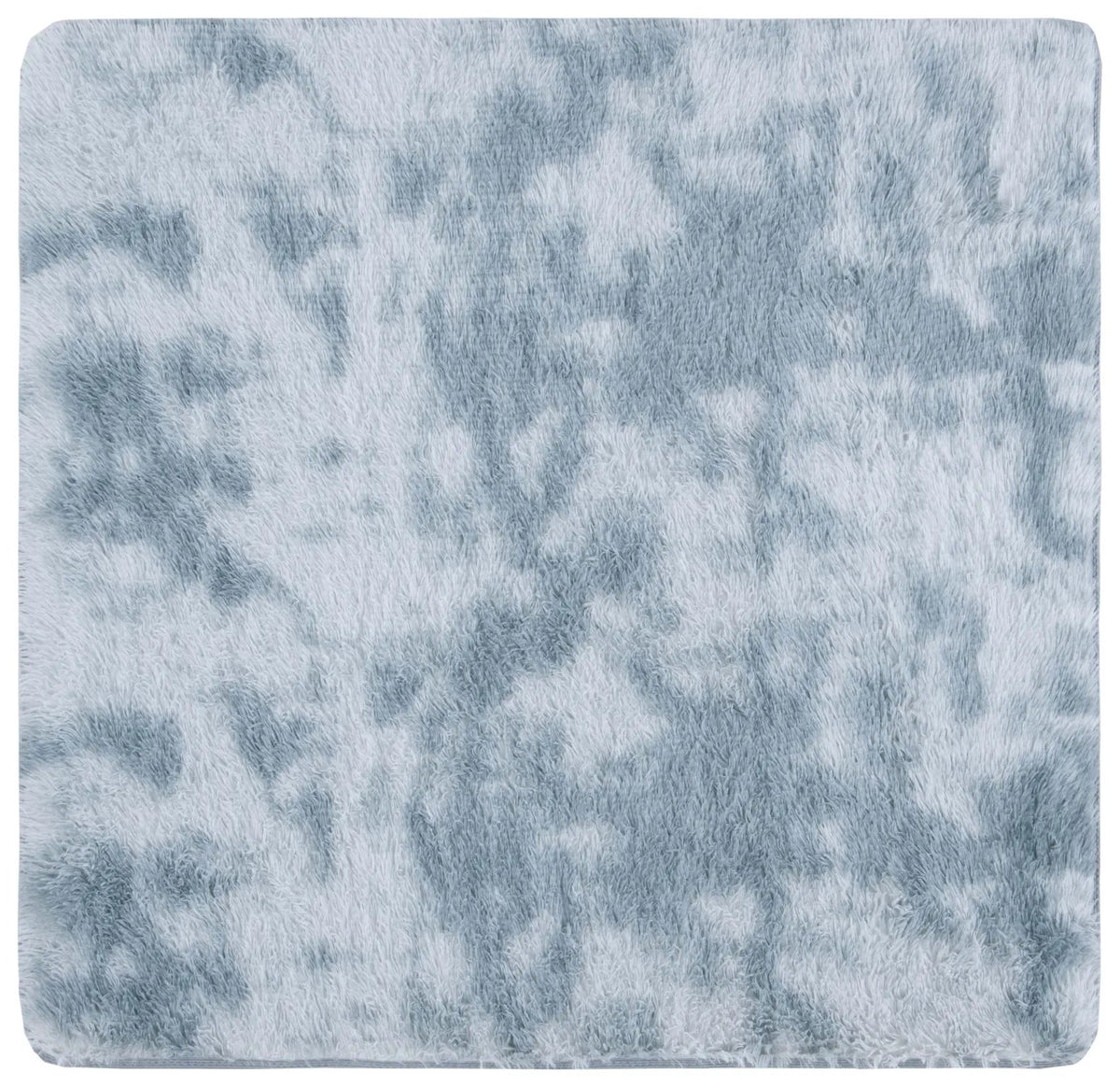 Safavieh Rainbow Shag 4'-0" x 4'-0" Rug in Light Grey