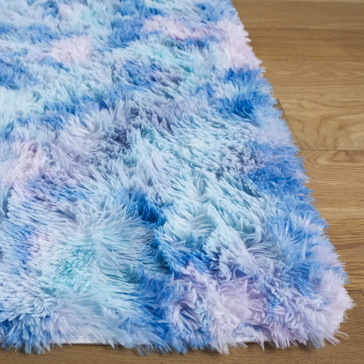 Safavieh Rainbow Shag 4'-0" x 6'-0" Rug in Rainbow / Multi