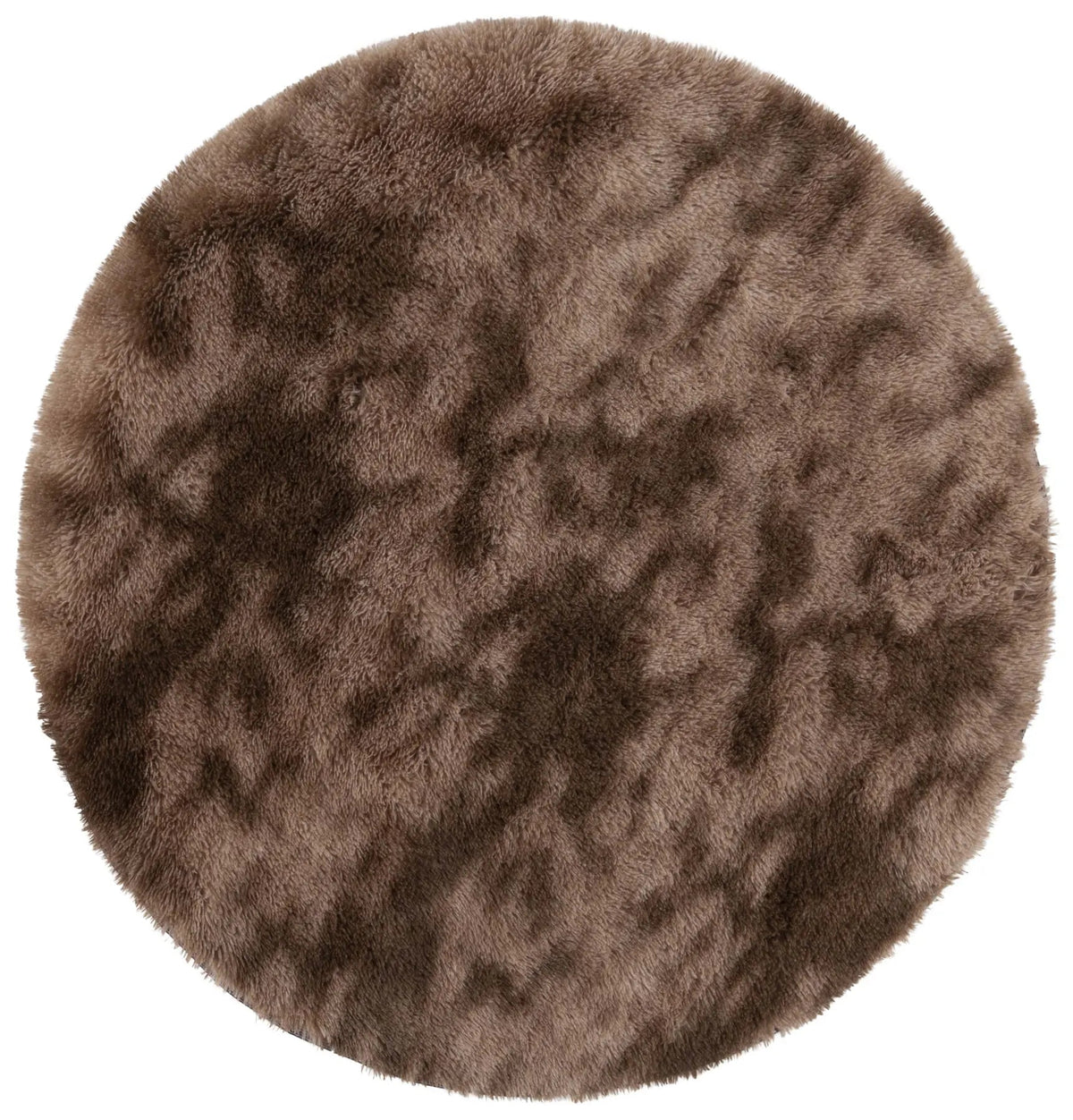 Safavieh Rainbow Shag 4'-0" x 4'-0" Rug in Brown