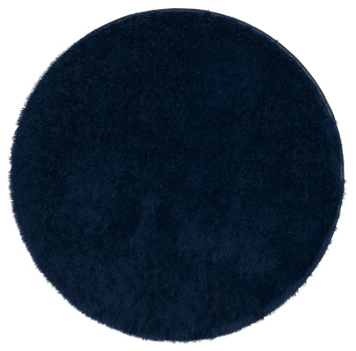 Safavieh Rainbow Shag 4'-0" x 4'-0" Rug in Navy