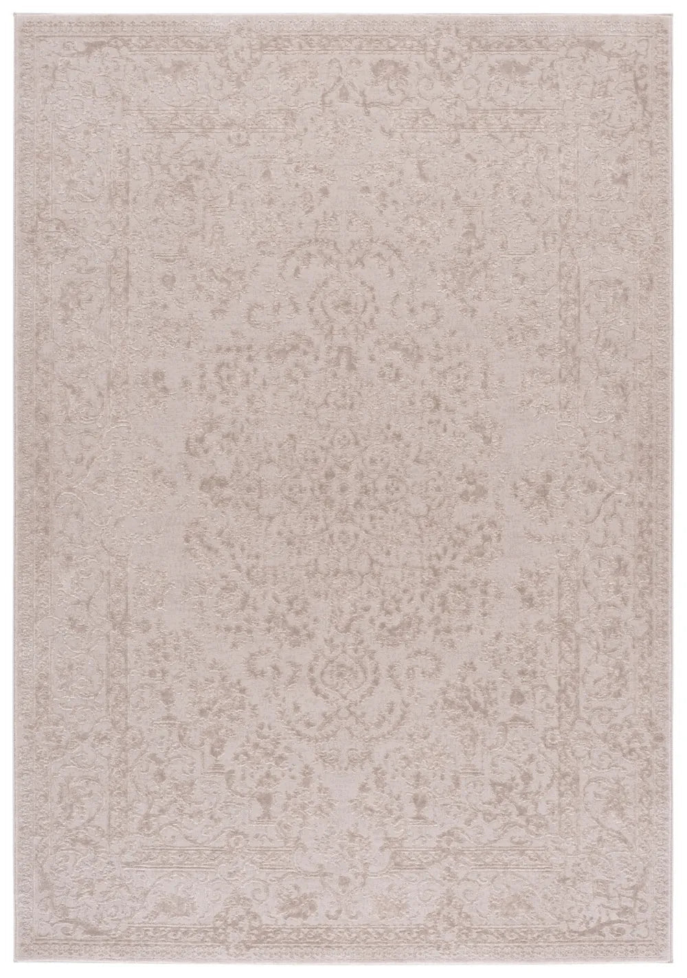 Safavieh Reflection 5'-1" x 7'-6" Rug in Ivory / White