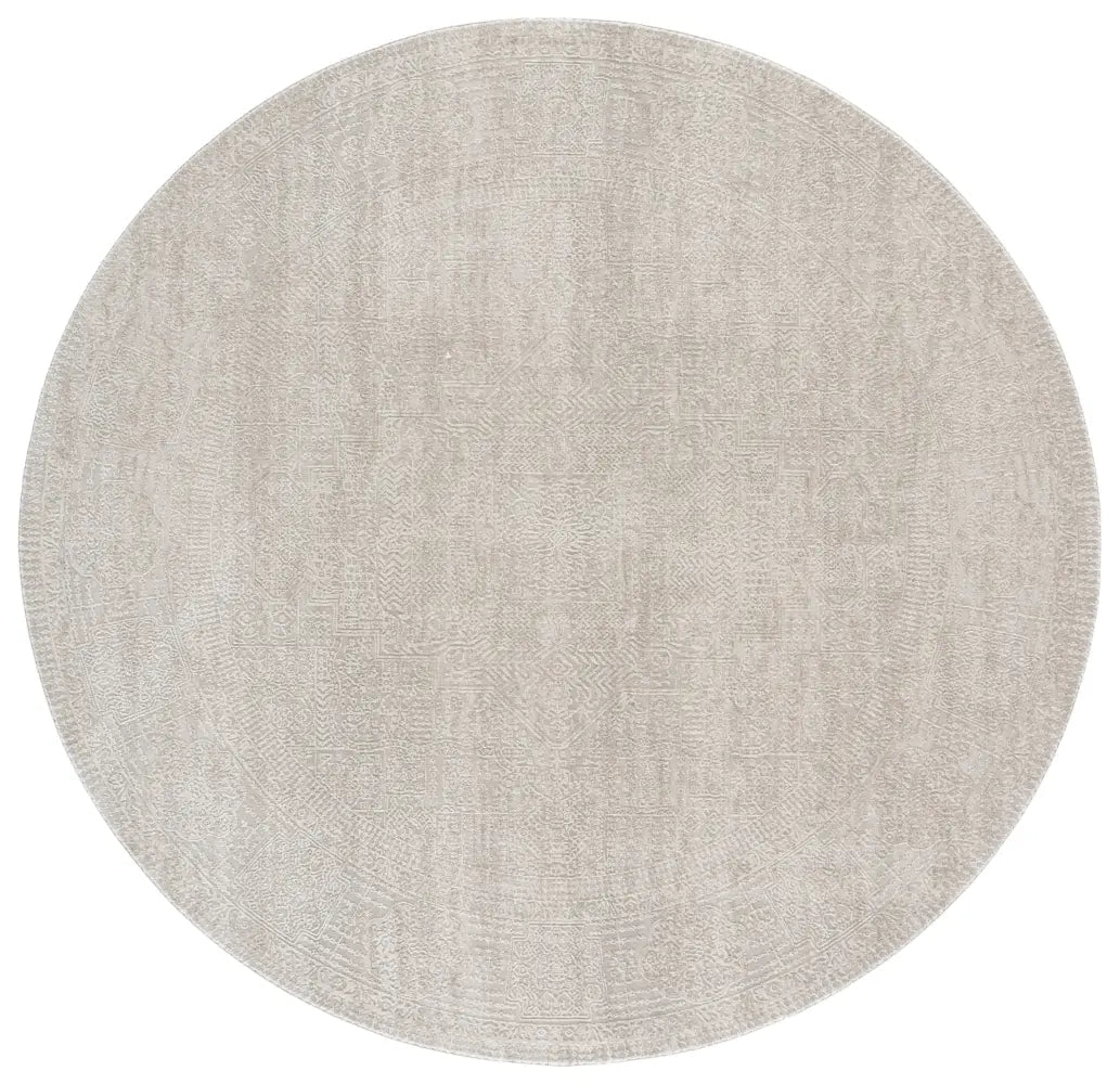 Safavieh Reflection 6'-7" x 6'-7" Rug in Ivory / White