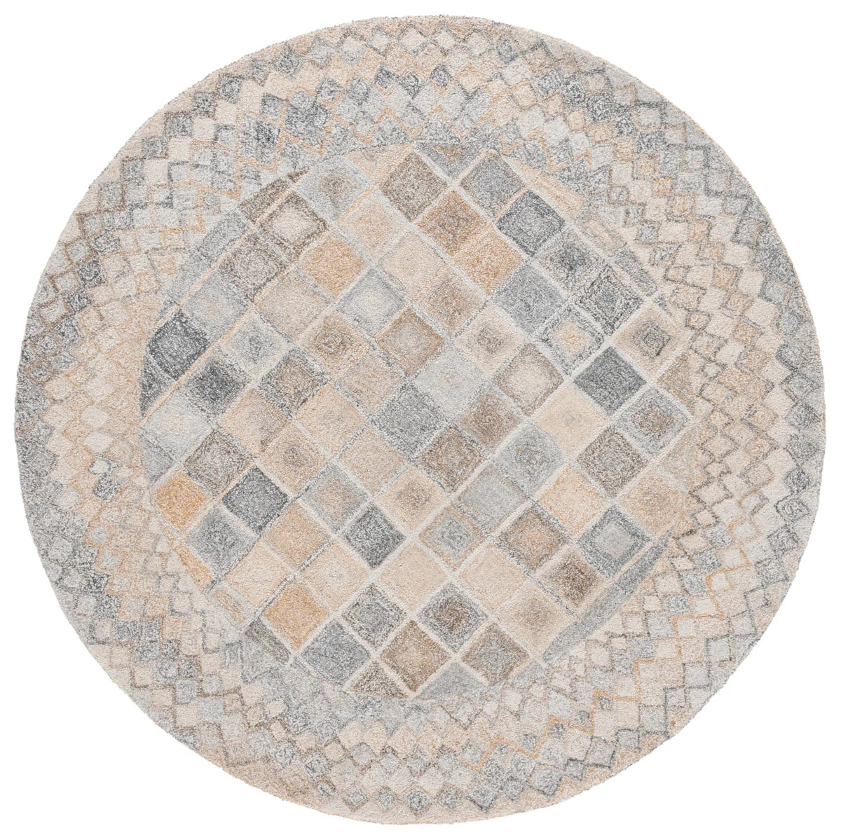 Safavieh Renewal 6'-0" x 6'-0" Rug in Beige / Grey
