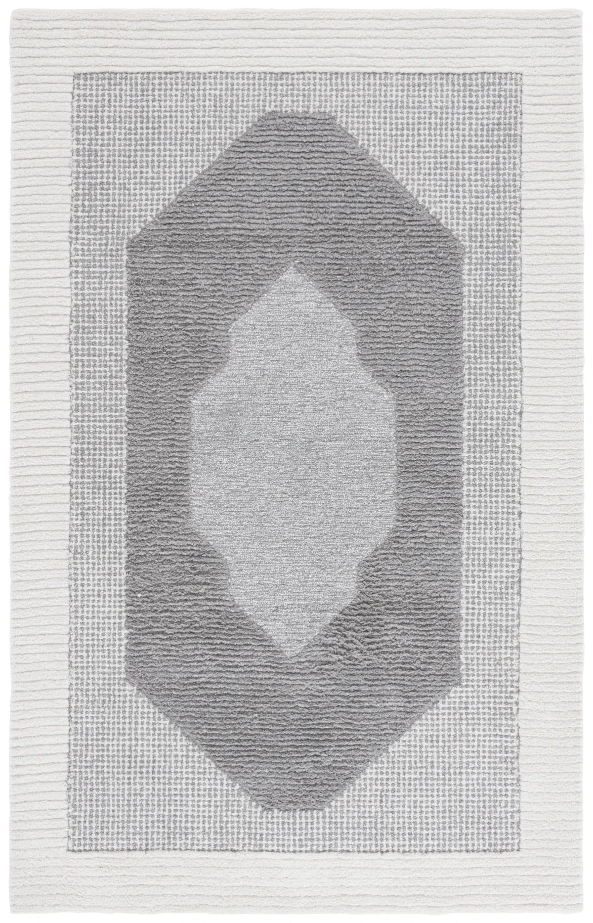 Safavieh Renewal 4'-0" x 6'-0" Rug in Dark Grey / Ivory