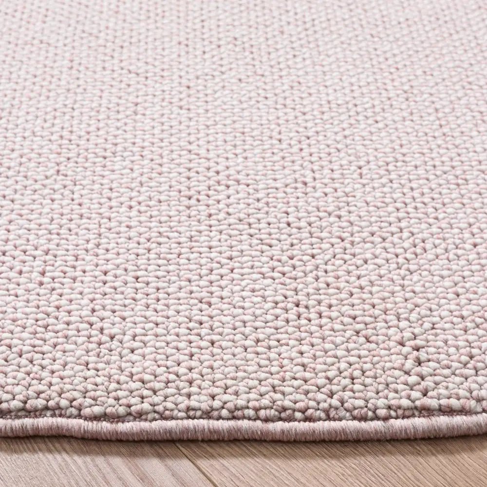 Safavieh River 6'-7" x 6'-7" Rug in Pink / Ivory