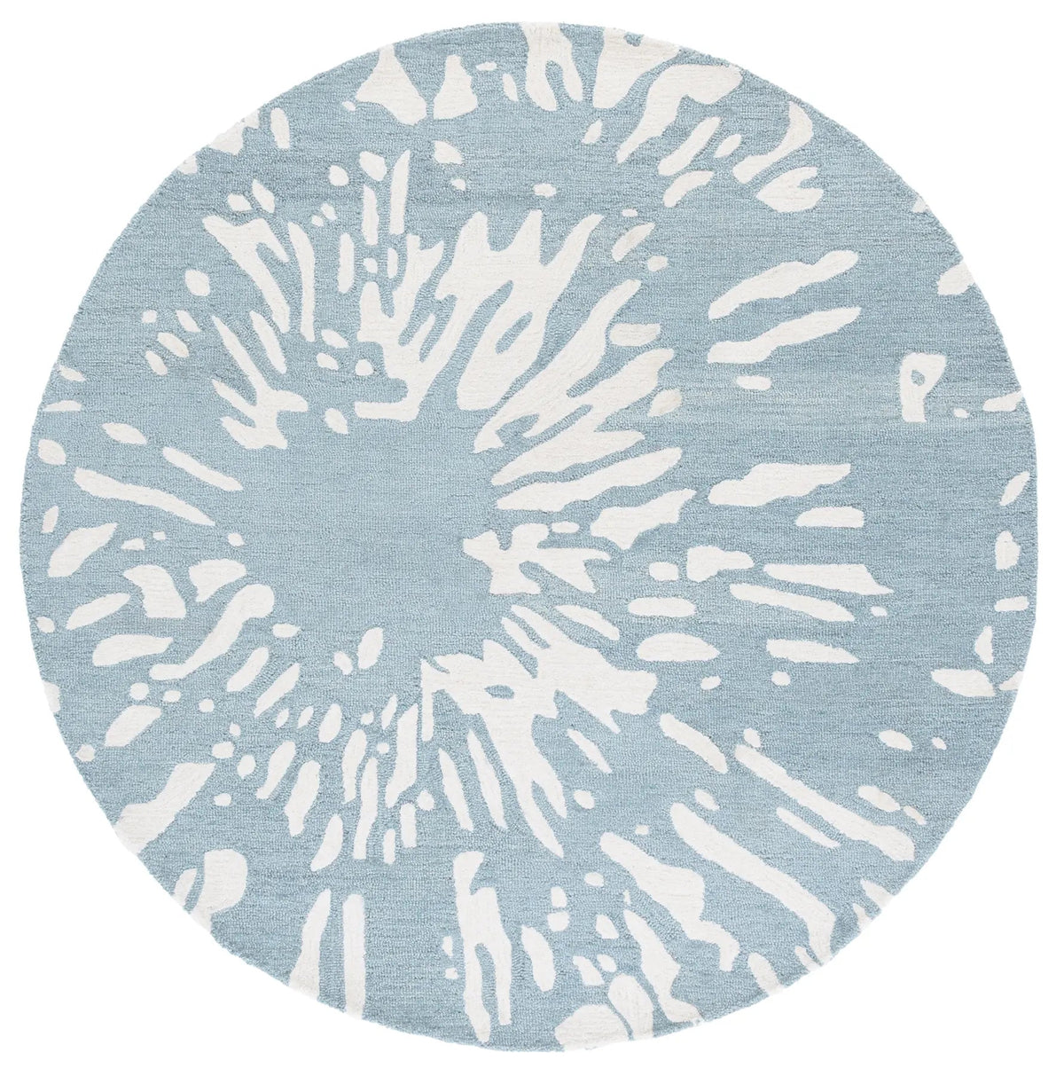 Safavieh Rodeo Drive 6'-0" x 6'-0" Rug in Ivory / Blue