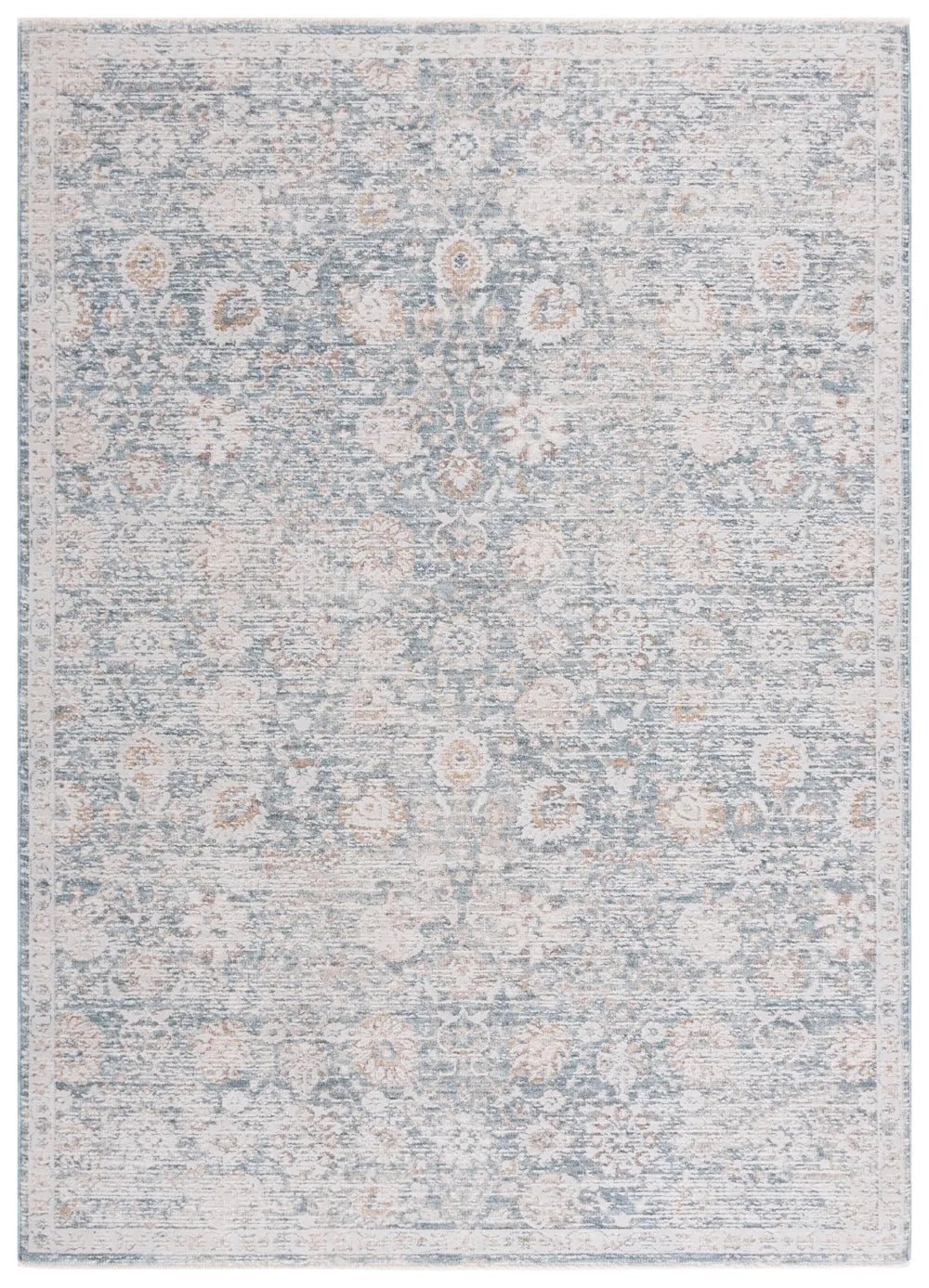 Safavieh Romance 300 5'-3" x 7'-6" Rug in Blue / Ivory