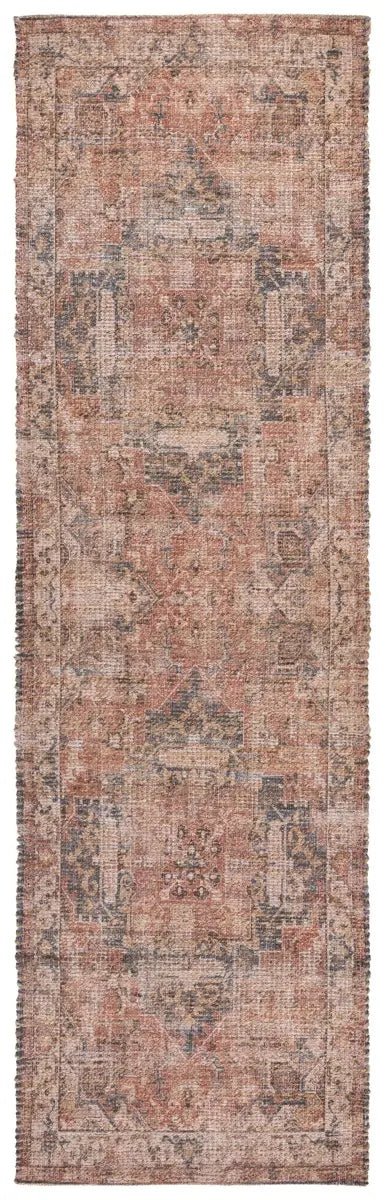 Safavieh Saffron 2'-3" x 8'-0" Rug in Natural / Pink