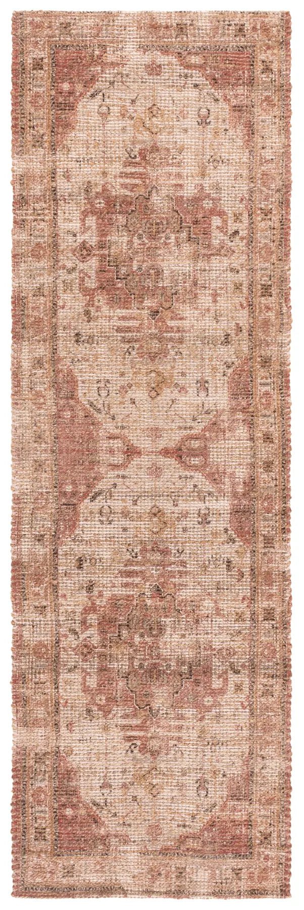 Safavieh Saffron 2'-3" x 8'-0" Rug in Ivory / Pink