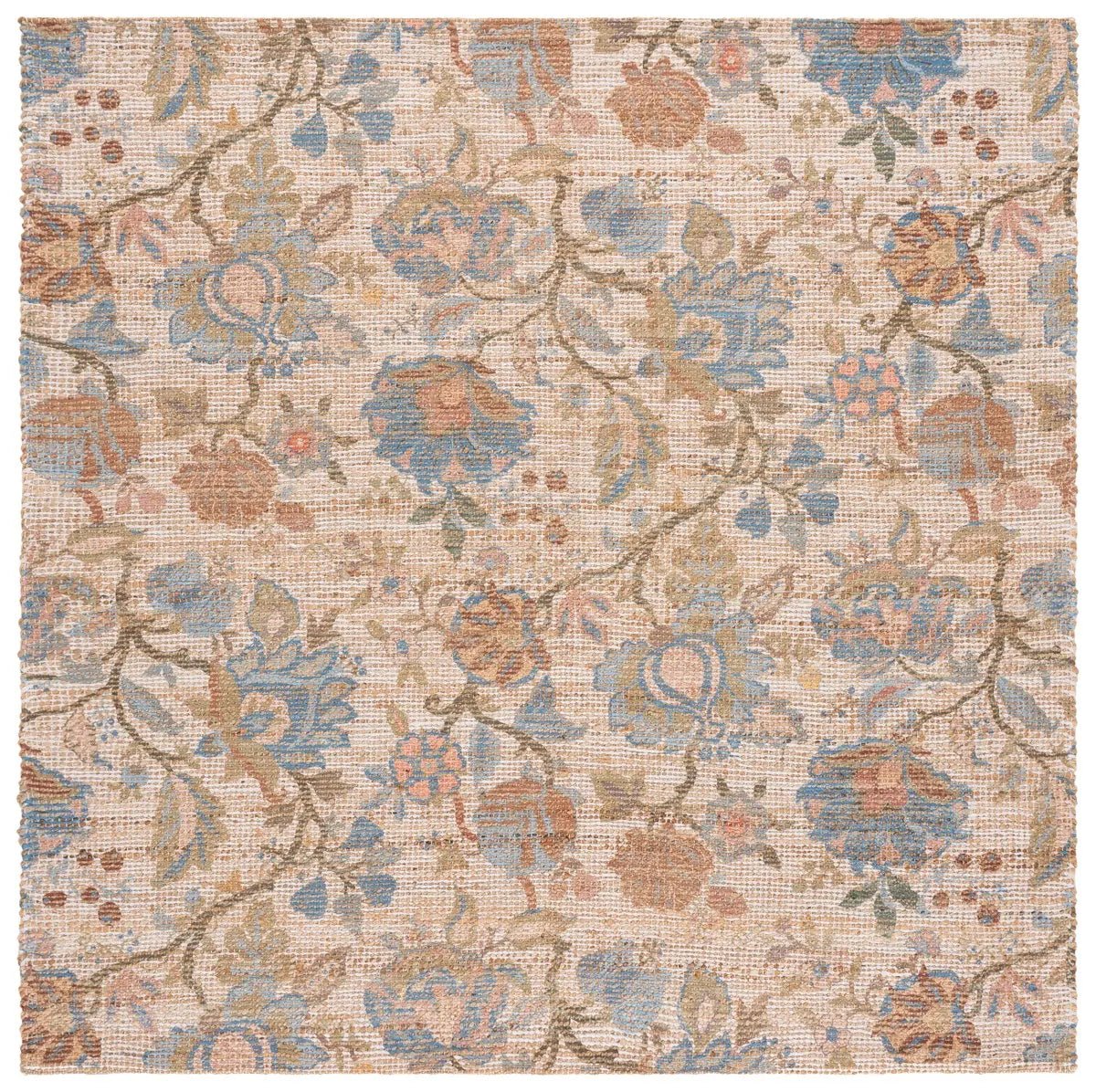 Safavieh Saffron 6'-0" x 6'-0" Rug in Blue / Ivory