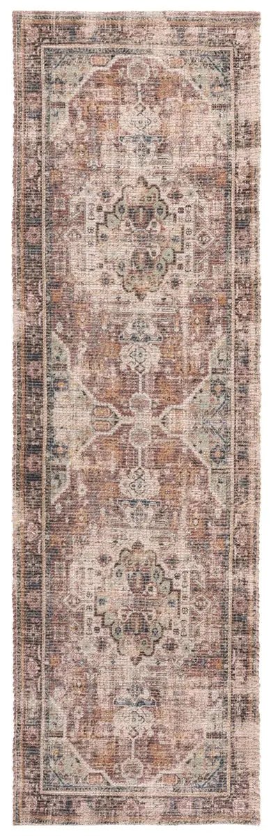 Safavieh Saffron 2'-3" x 8'-0" Rug in Ivory / Purple