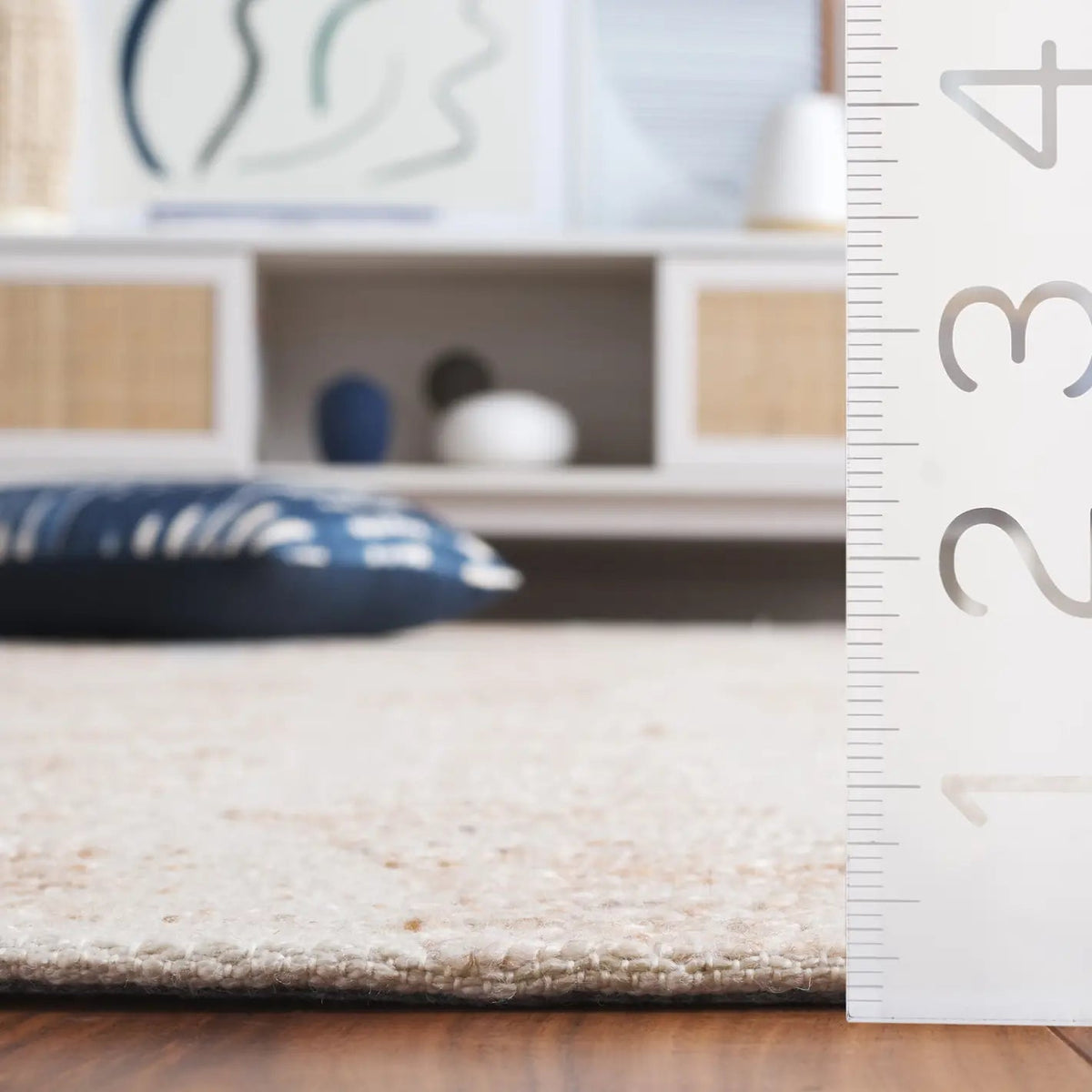 Safavieh Sahara 4'-0" x 6'-0" Rug in Natural / Ivory