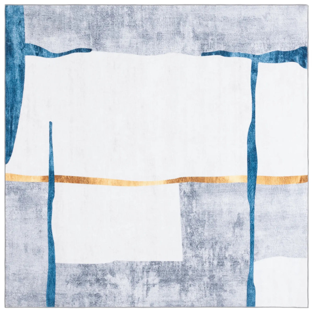 Safavieh Santa Monica 6'-0" x 6'-0" Rug in Grey / Light Grey