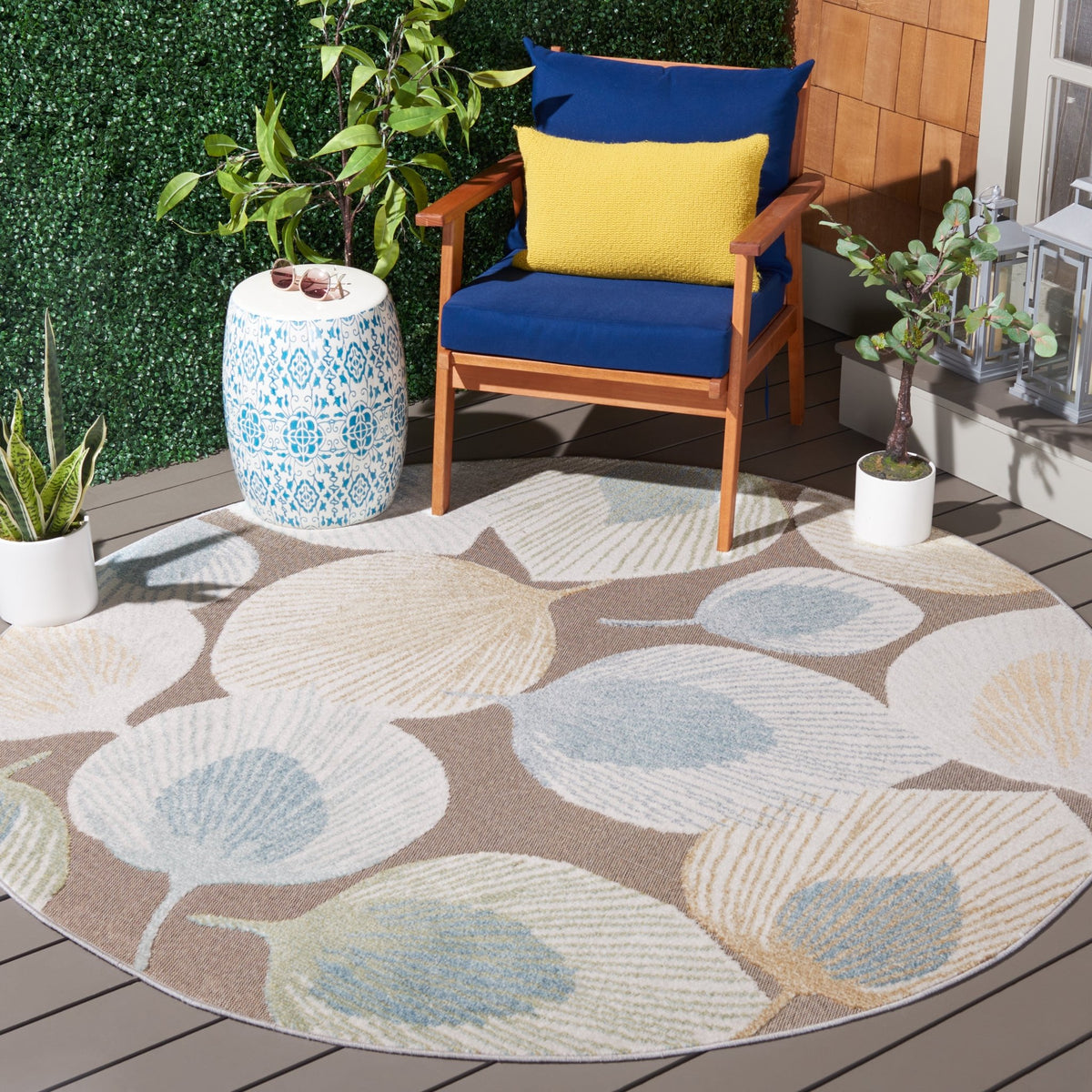 Safavieh Sarasota Sar110F Grey/Brown Rug.