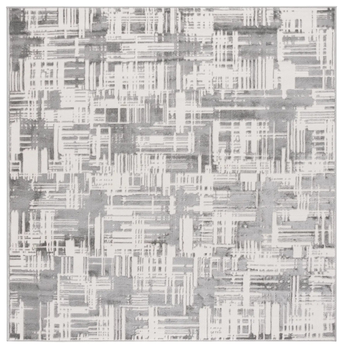 Safavieh Saylor 100 6'-3" x 6'-3" Rug in Ivory / Dark Grey