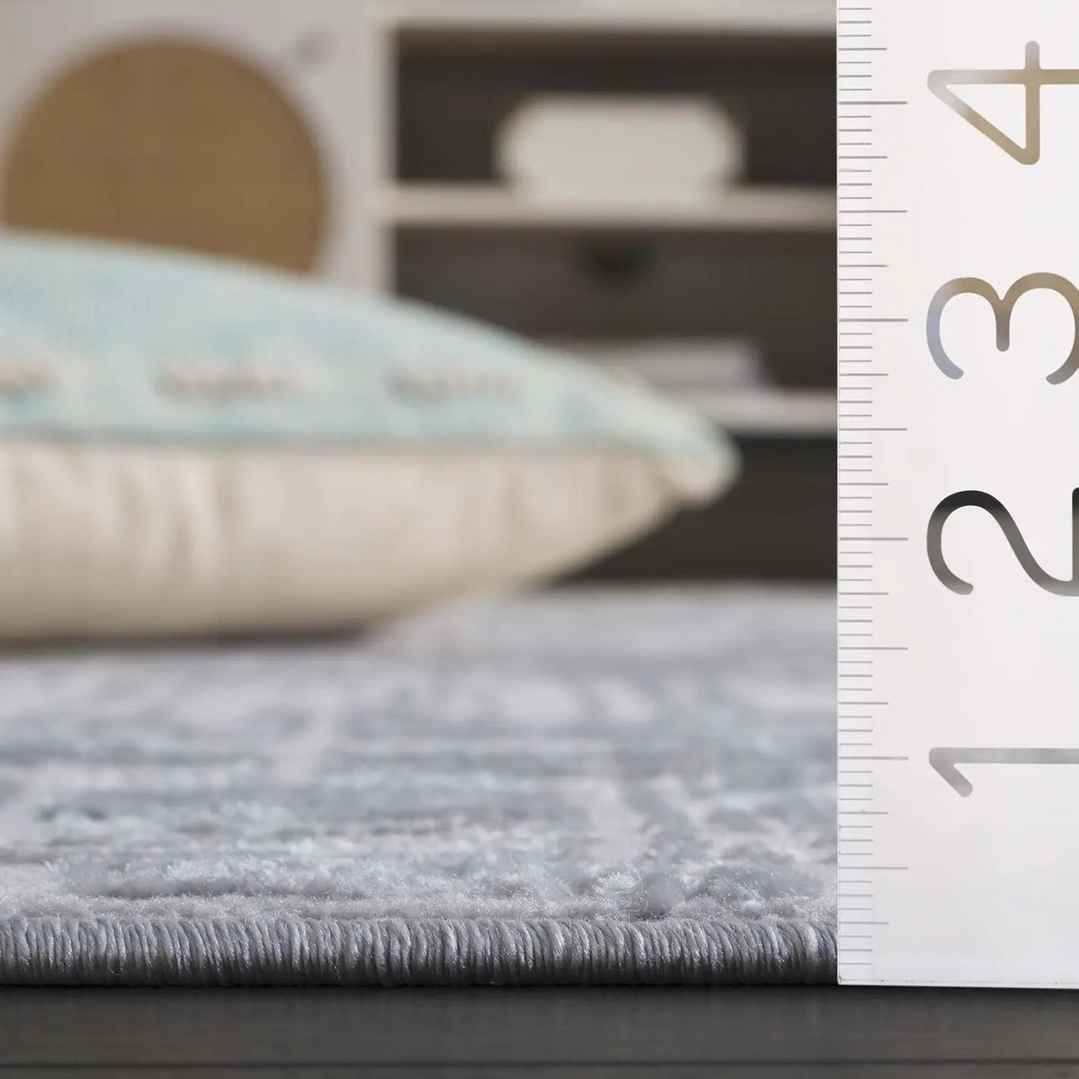Safavieh Saylor 100 4'-0" x 6'-0" Rug in Ivory / Light Grey
