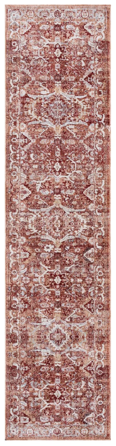 Safavieh Scarlett 400 2'-0" x 8'-0" Rug in Red / Ivory Rust