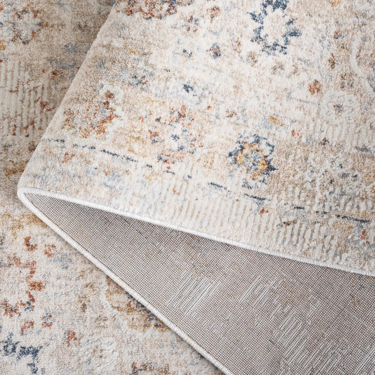Safavieh Scarlett 400 4'-0" x 6'-0" Rug in Beige / Rust Brown