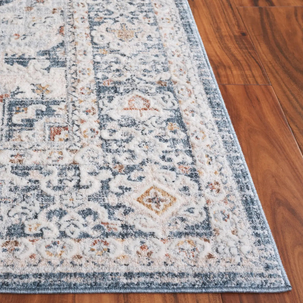 Safavieh Scarlett 400 4'-0" x 6'-0" Rug in Navy / Ivory Rust