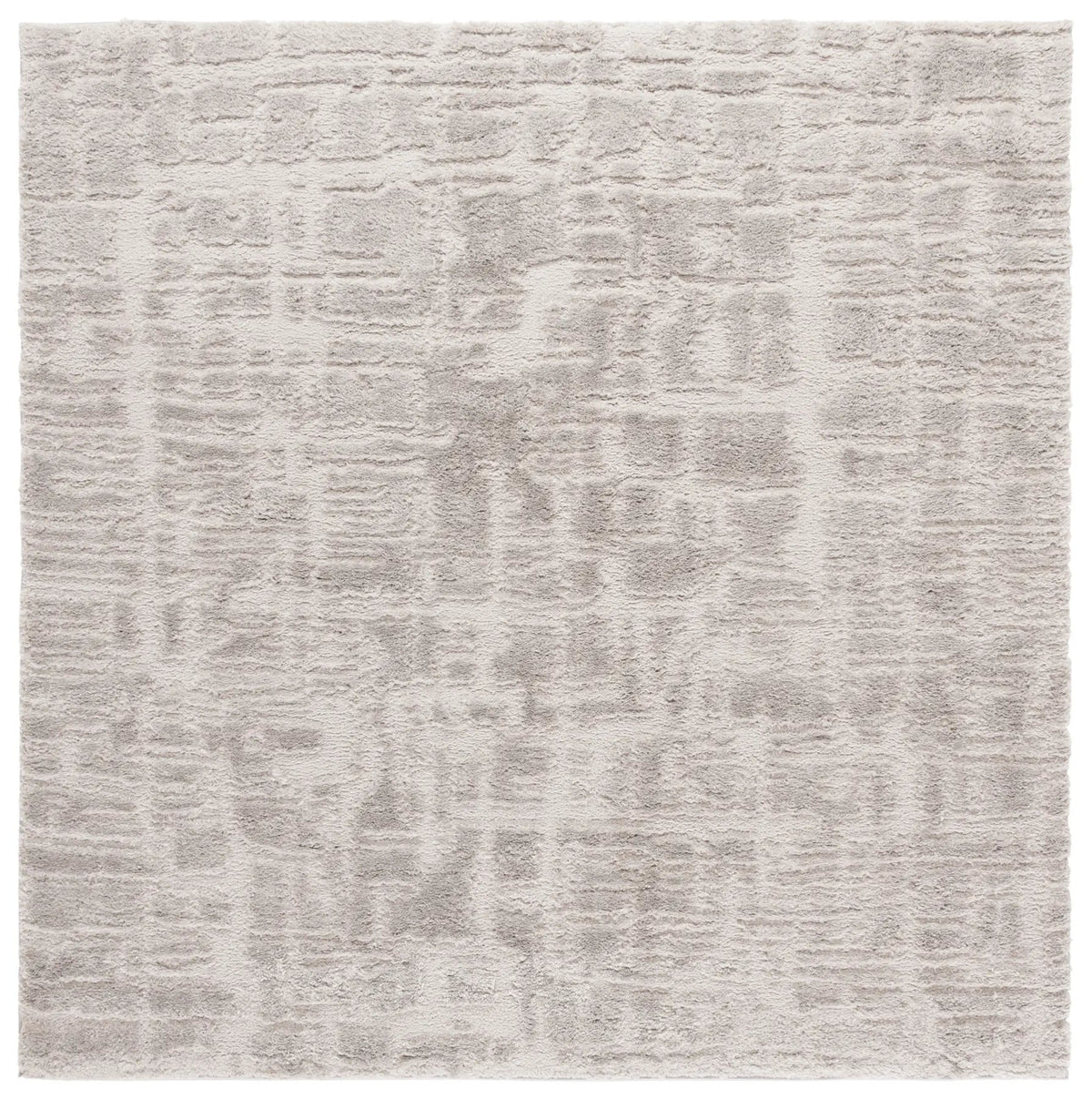 Safavieh Seattle Shag 900 6'-7" x 6'-7" Rug in Light Grey / Grey