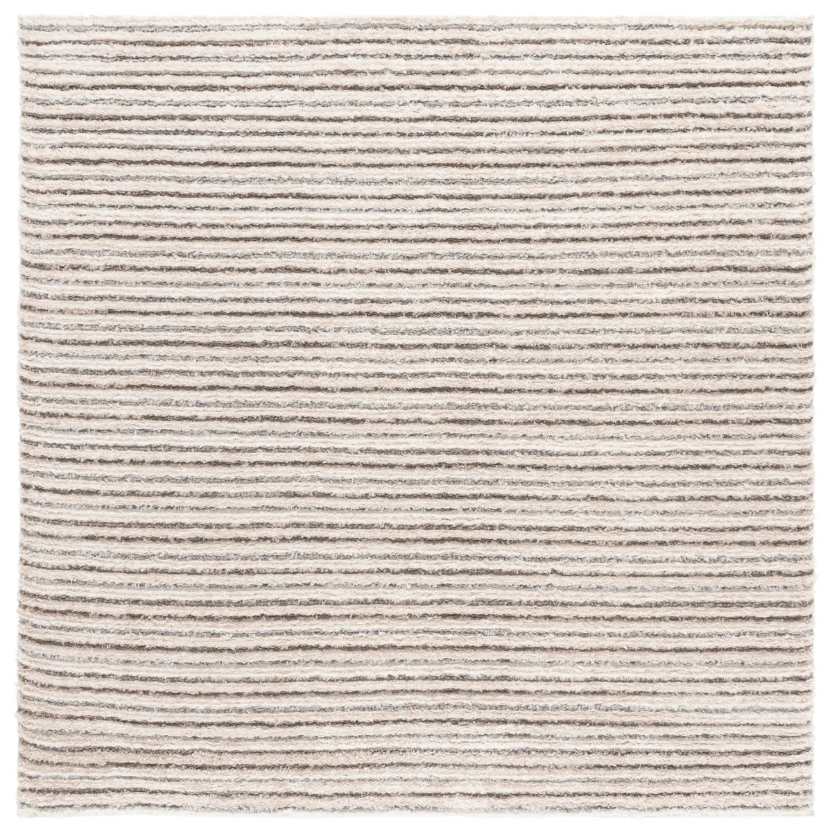 Safavieh Seattle Shag 900 6'-7" x 6'-7" Rug in Grey / Beige