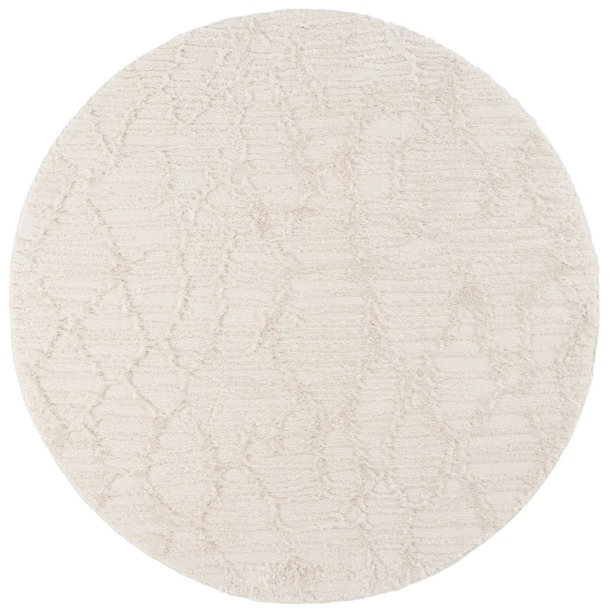 Safavieh Seattle Shag 900 6'-7" x 6'-7" Rug in Ivory