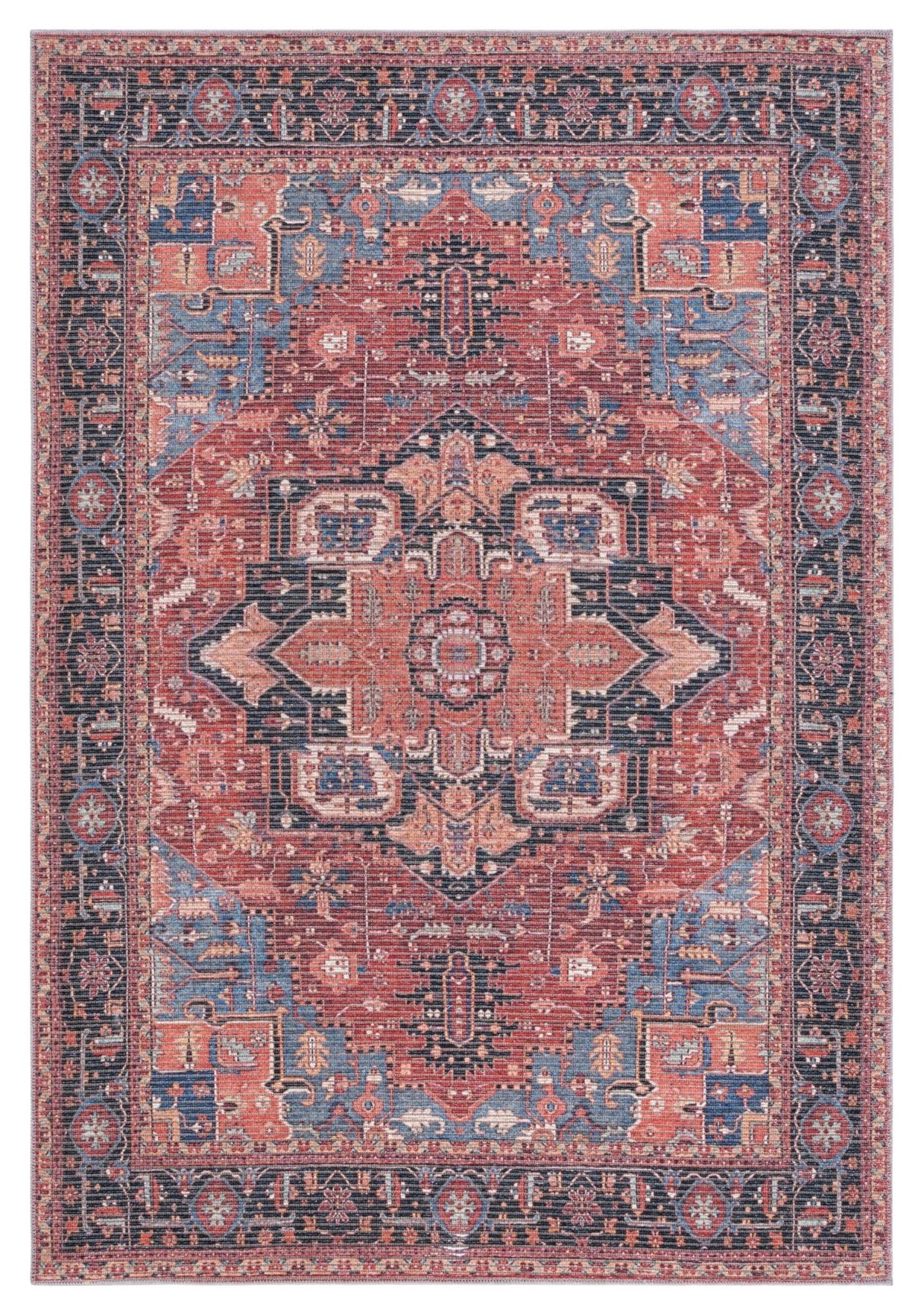 Safavieh Serapi Sep612Q Red/Blue Rug.