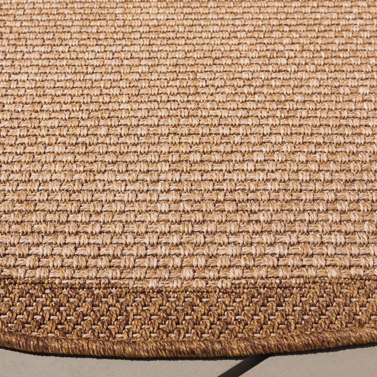 Safavieh Sisal All-Weather 6'-7" x 6'-7" Rug in Natural / Brown