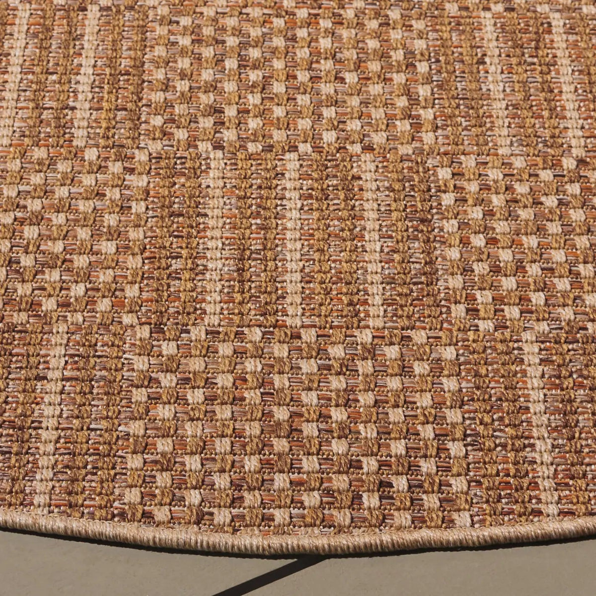 Safavieh Sisal All-Weather 6'-7" x 6'-7" Rug in Natural / Brown