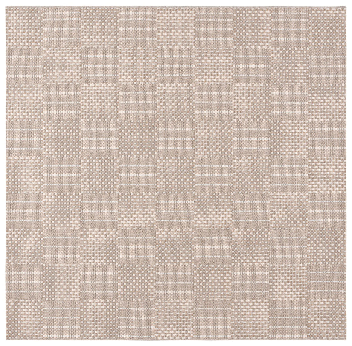 Safavieh Sisal All-Weather 6'-7" x 6'-7" Rug in Taupe / Beige