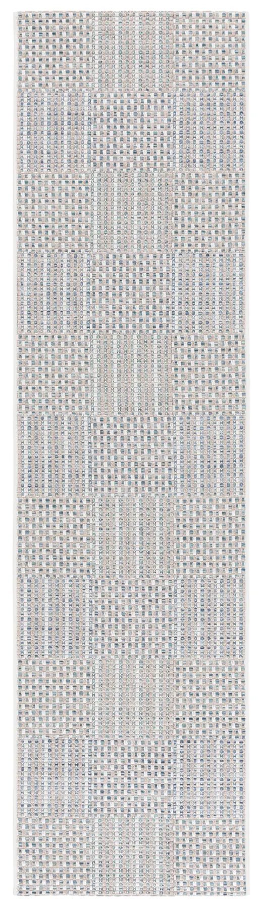 Safavieh Sisal All-Weather 2'-2" x 8'-0" Rug in Aqua / Beige Ivory