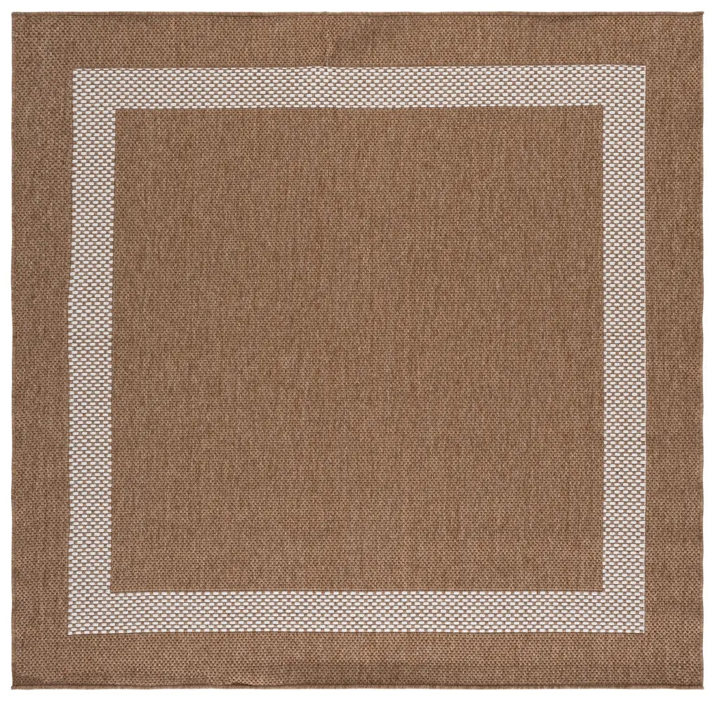 Safavieh Sisal Performance 6'-7" x 6'-7" Rug in Natural / Ivory