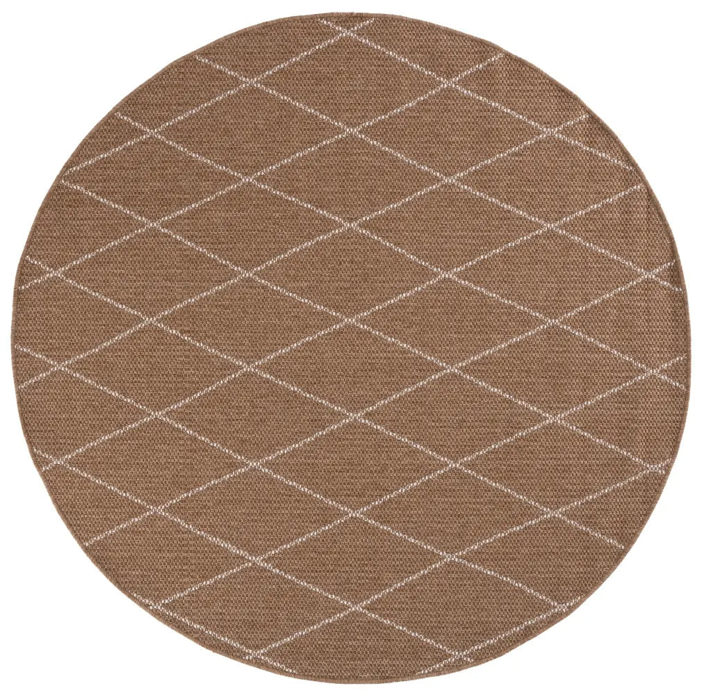 Safavieh Sisal Performance 6'-7" x 6'-7" Rug in Natural / Ivory