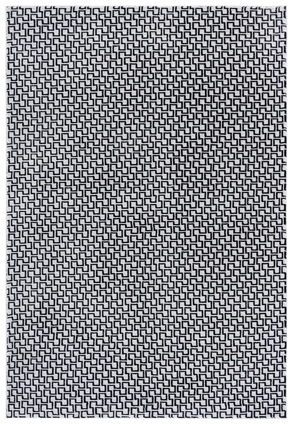 Safavieh Slate 700 4'-0" x 6'-0" Rug in Ivory / Black