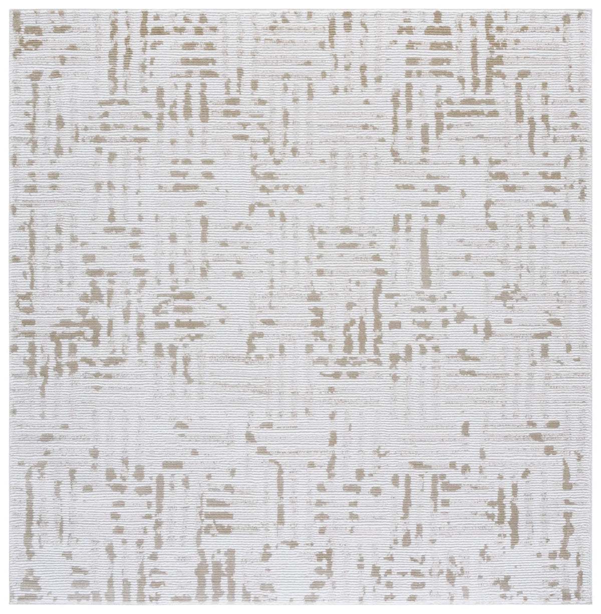 Safavieh Slate 700 6'-7" x 6'-7" Rug in Ivory / Taupe