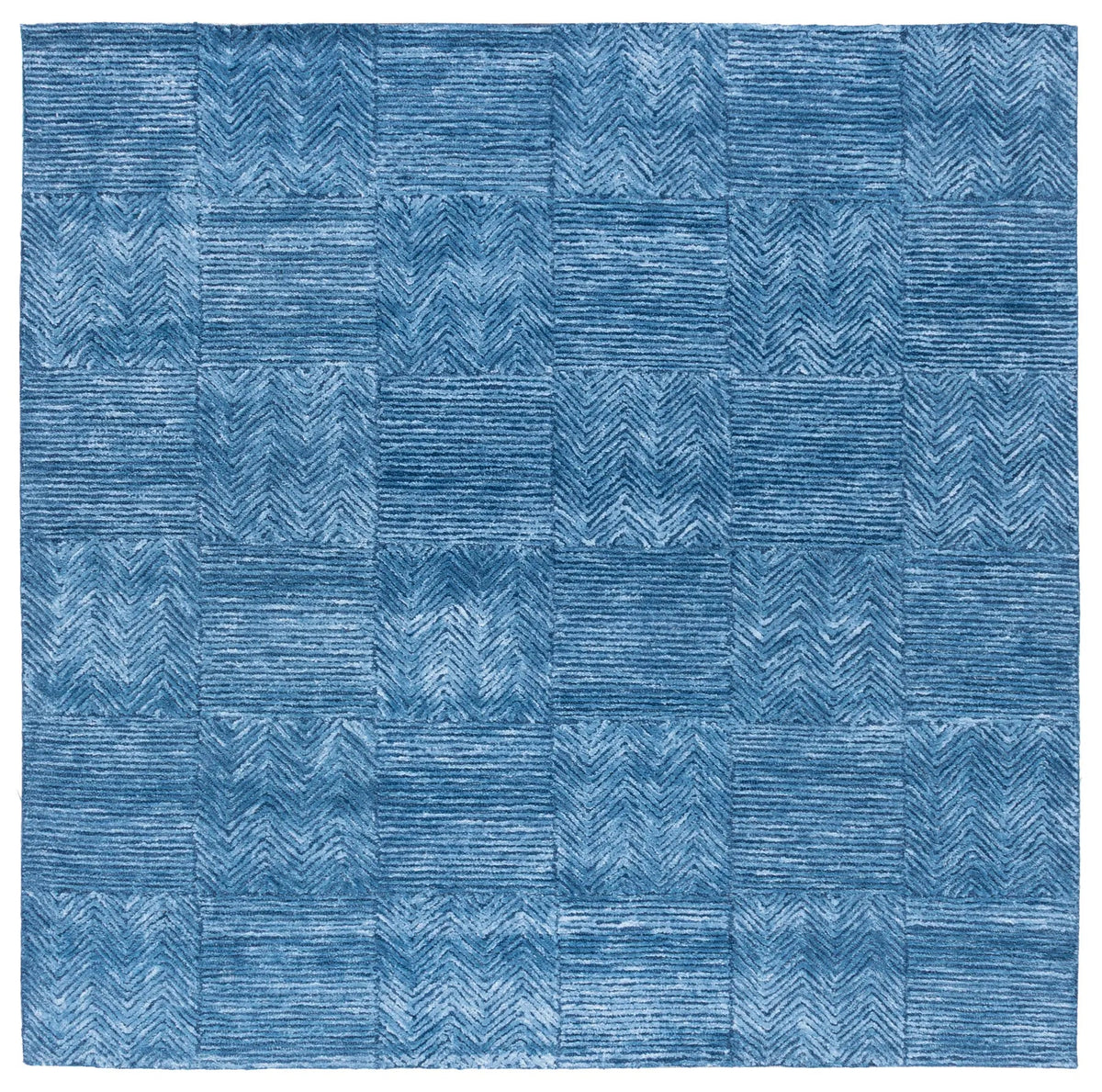 Safavieh Soho 6'-0" x 6'-0" Rug in Dark Blue / Ivory