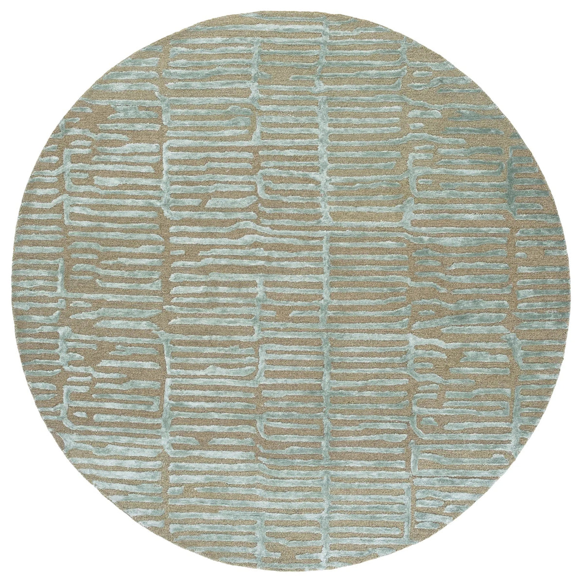 Safavieh Soho 6'-0" x 6'-0" Rug in Green / Brown