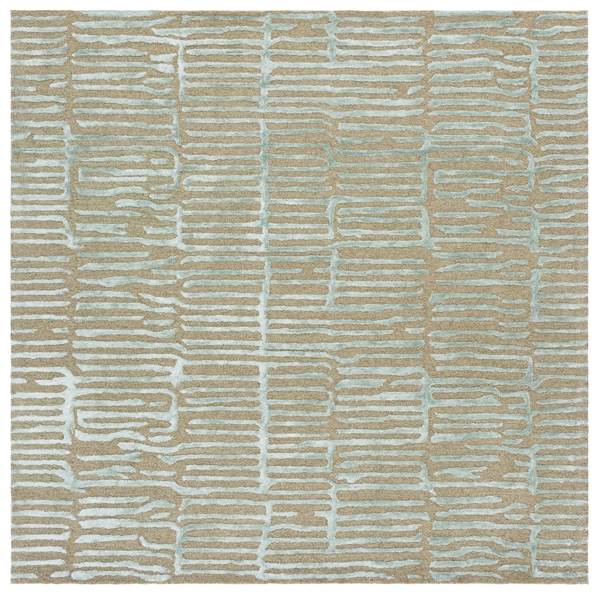 Safavieh Soho 6'-0" x 6'-0" Rug in Green / Brown