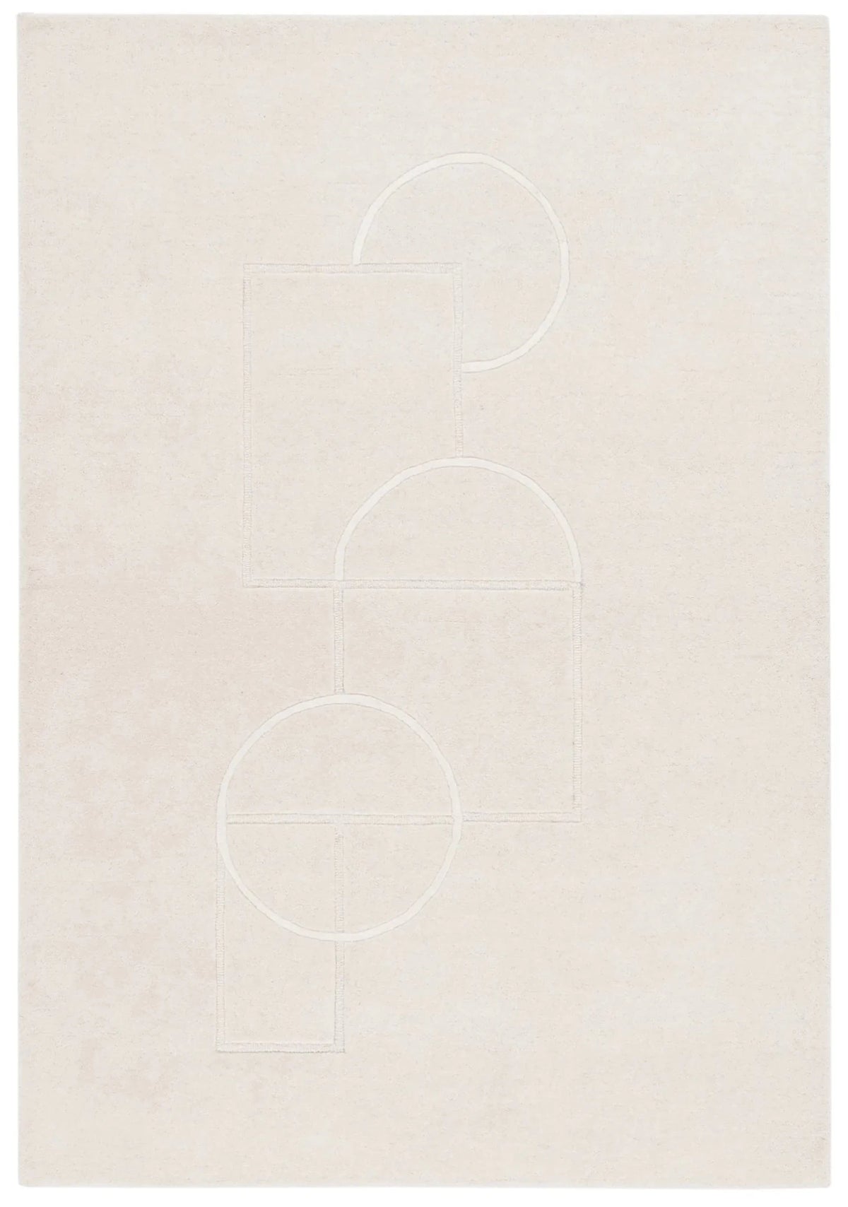 Safavieh Soho 4'-0" x 6'-0" Rug in Beige / Ivory