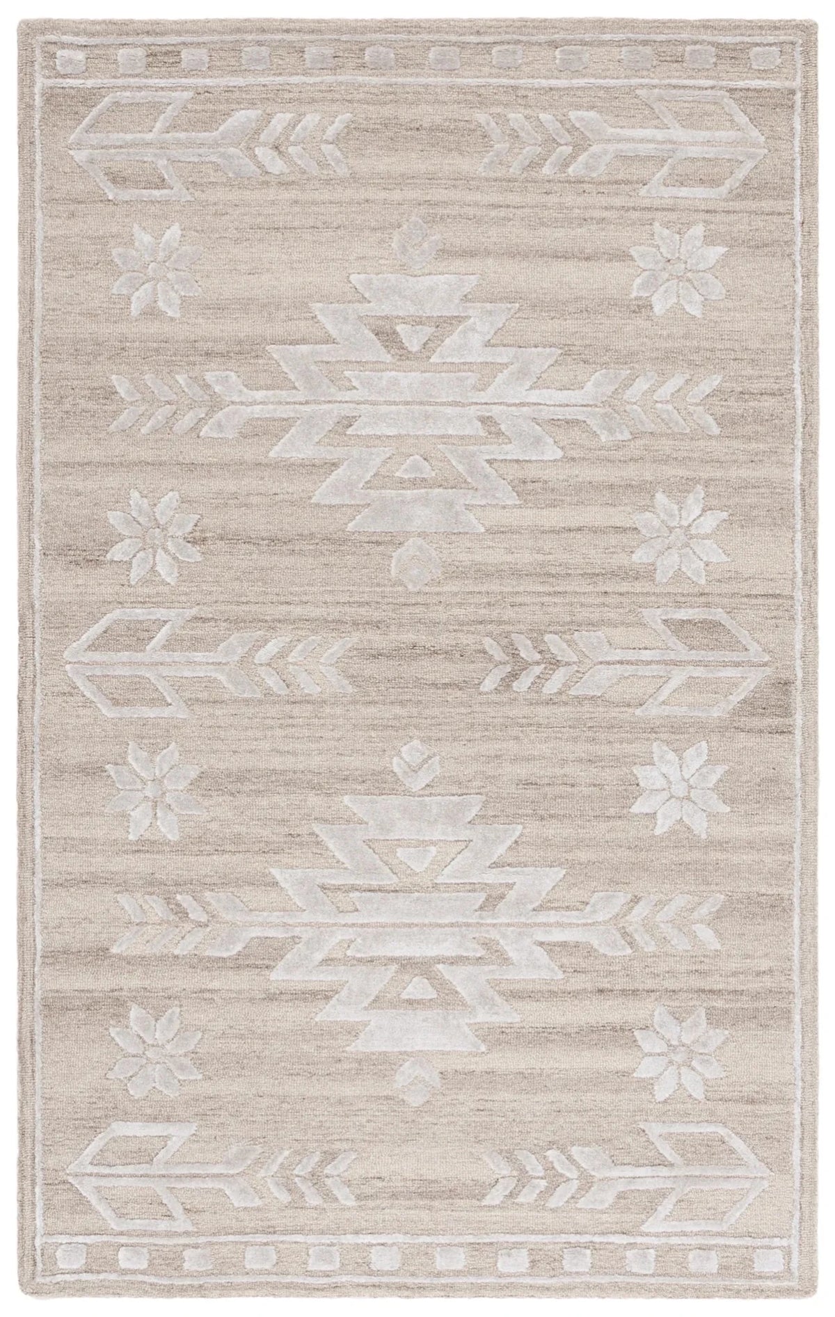 Safavieh Soho 4'-0" x 6'-0" Rug in Beige / Ivory