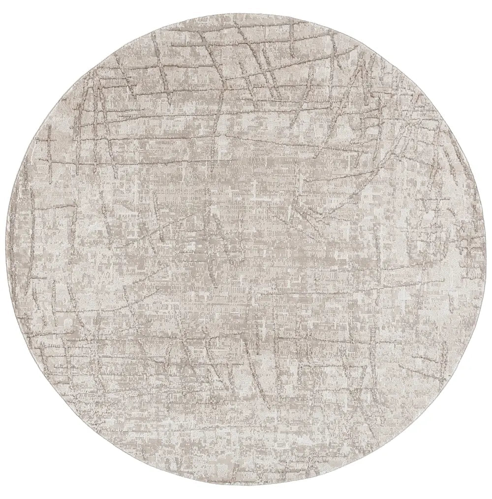 Safavieh Spectrum 6'-7" x 6'-7" Rug in Beige / Light Grey