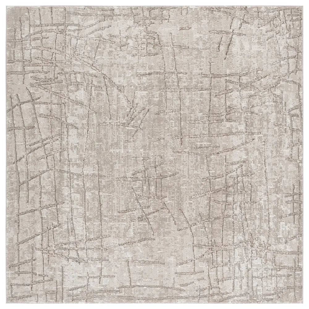 Safavieh Spectrum 6'-7" x 6'-7" Rug in Beige / Light Grey