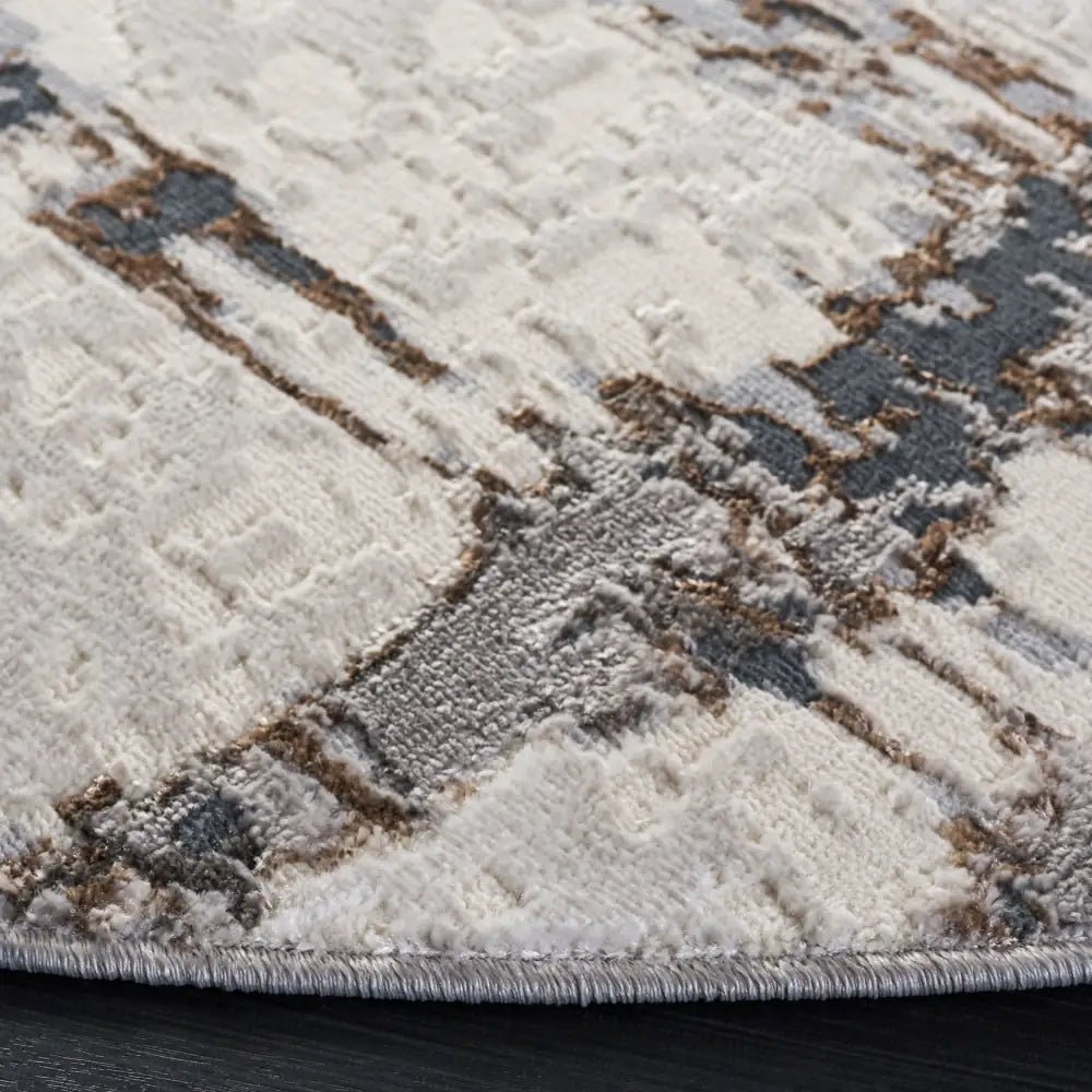 Safavieh Spectrum 6'-7" x 6'-7" Rug in Ivory / Grey