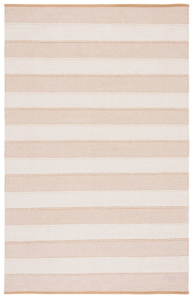 Safavieh Striped Kilim Stk803B Beige/Gold Rug.