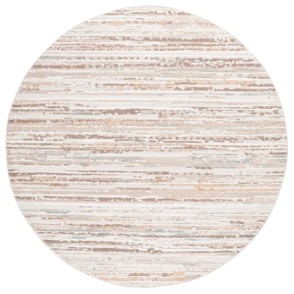 Safavieh Sydney 6'-6" x 6'-6" Rug in Beige / Brown Ivory
