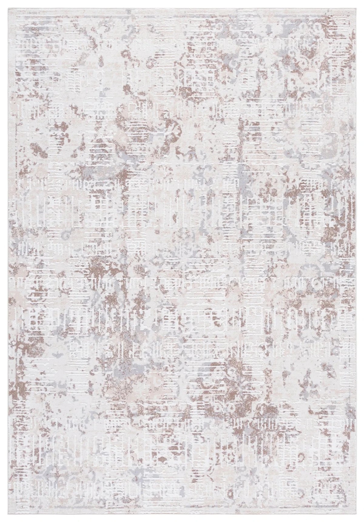 Safavieh Sydney 4'-0" x 6'-0" Rug in Beige / Brown Grey