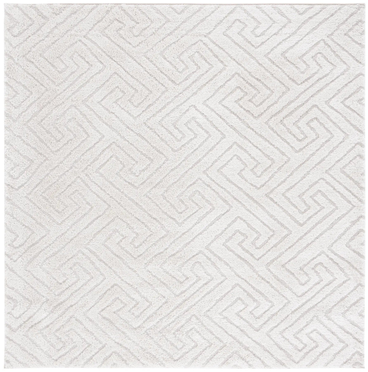 Safavieh Tahoe Shag 6'-7" x 6'-7" Rug in Ivory